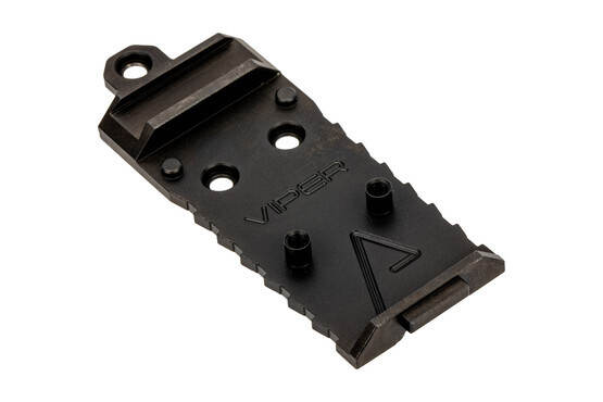 Agency Arms AOS Glock Slide Optic Cover Plate for Vortex Viper. Forward Sight cut.